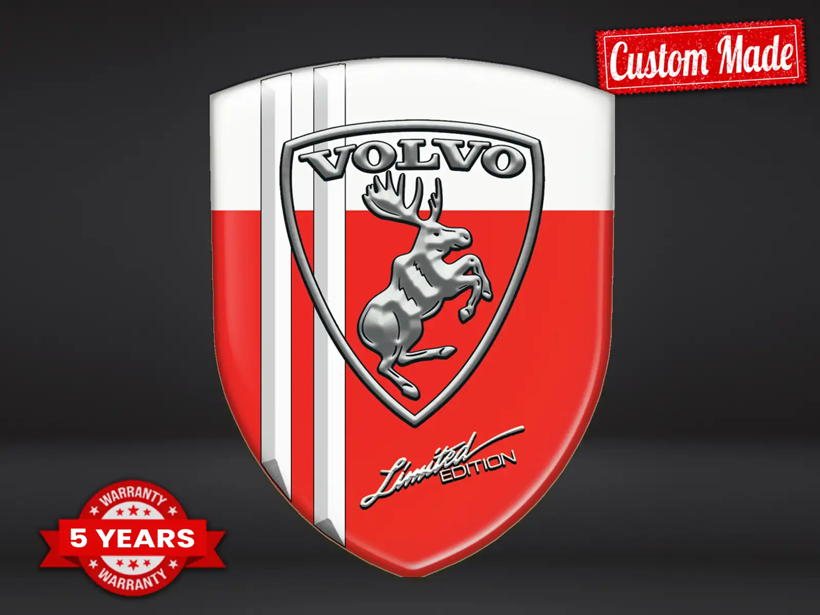Volvo Vinilos Traseros Autos Carreras Estrella Alta Gama
